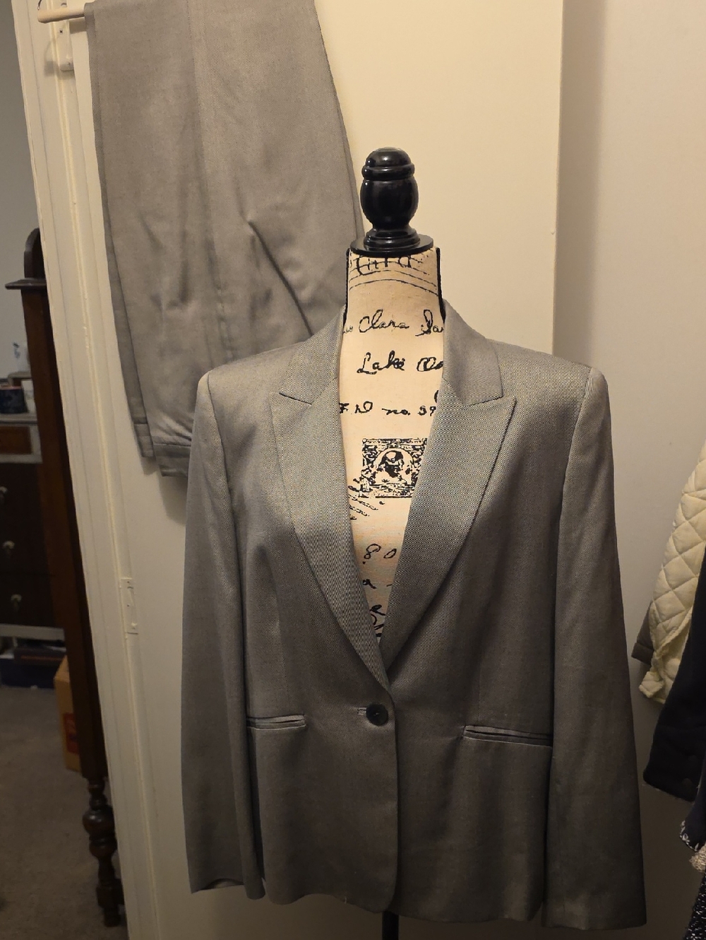 Classic Gray 2 Pc Suit By Amanda Smith